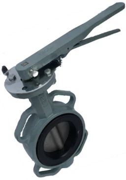 Затвор дисковый поворотный ABRA Ду300 Ру16 BUV-VF863D, межфланцевый, корпус - чугун, диск - нержавеющая сталь, рукоятка, NBR в Кемерове